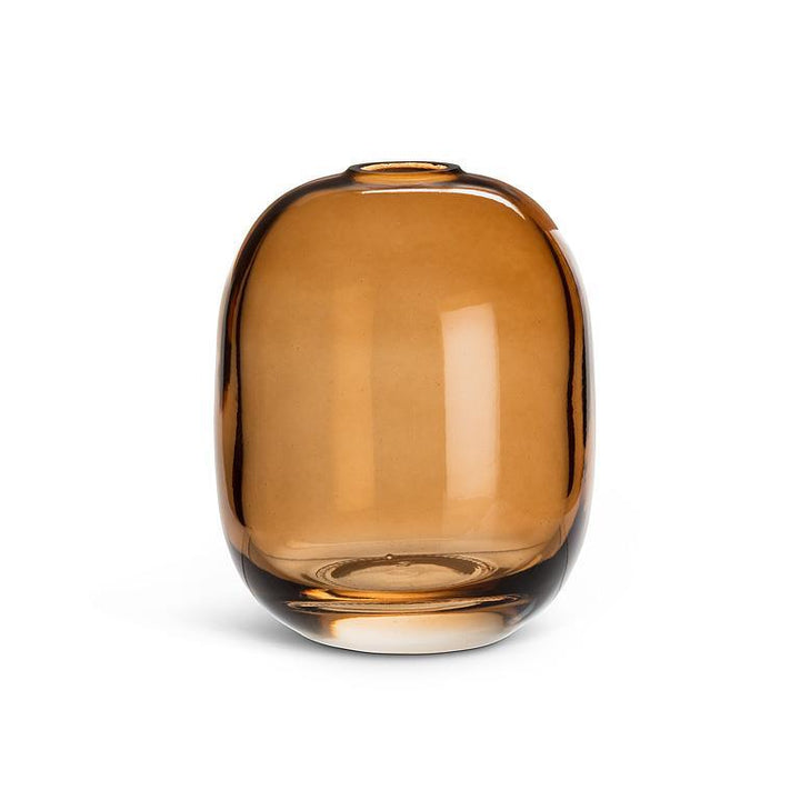 Barrel Bud Vase Amber