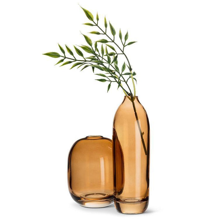 Tall Bud Vase Amber