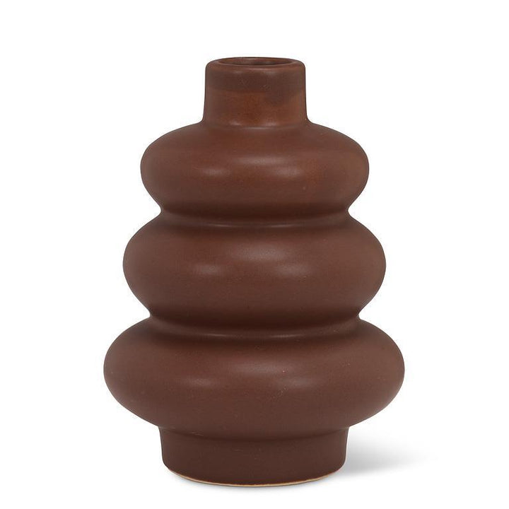 Trio Bud Vase, Brown