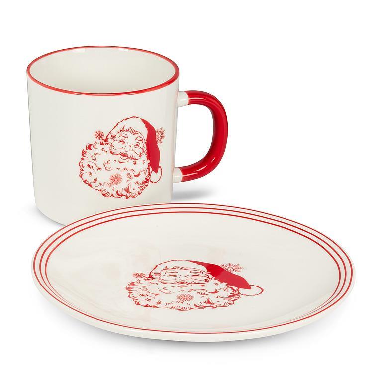 Vintage Santa Small Plate