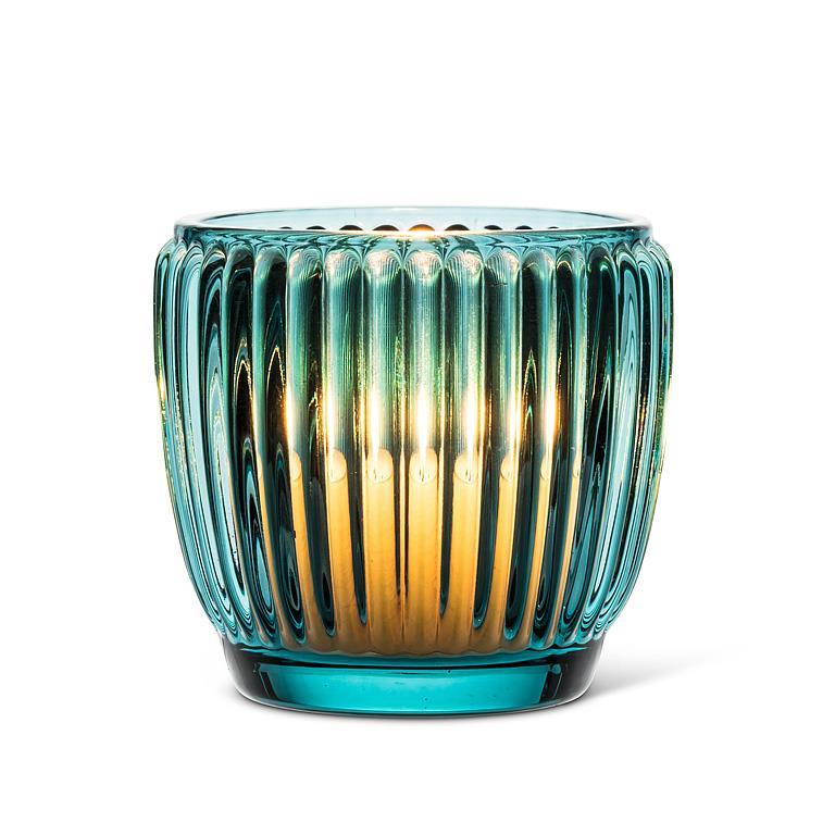 Small Ribbed Votive 3"