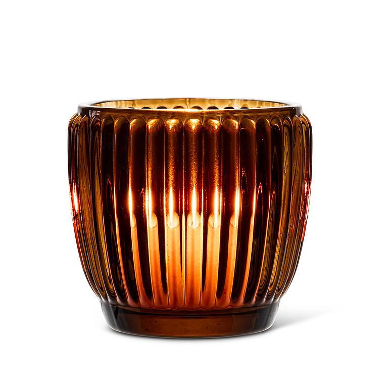 Small Ribbed Votive 3"