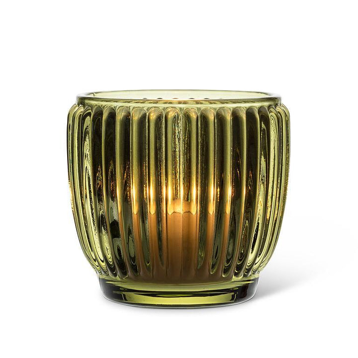 Small Ribbed Votive 3"