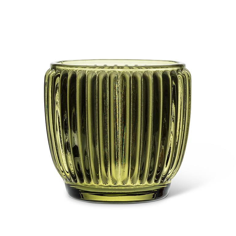 Small Ribbed Votive 3"