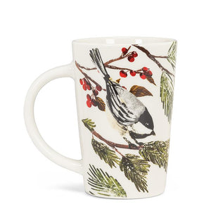 Chickadee on Branch Tall Mug