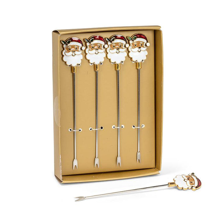 Santa Cocktail Picks
