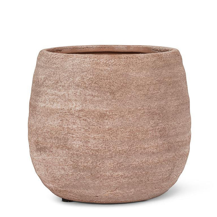 Coarse Texture Planter, Taupe