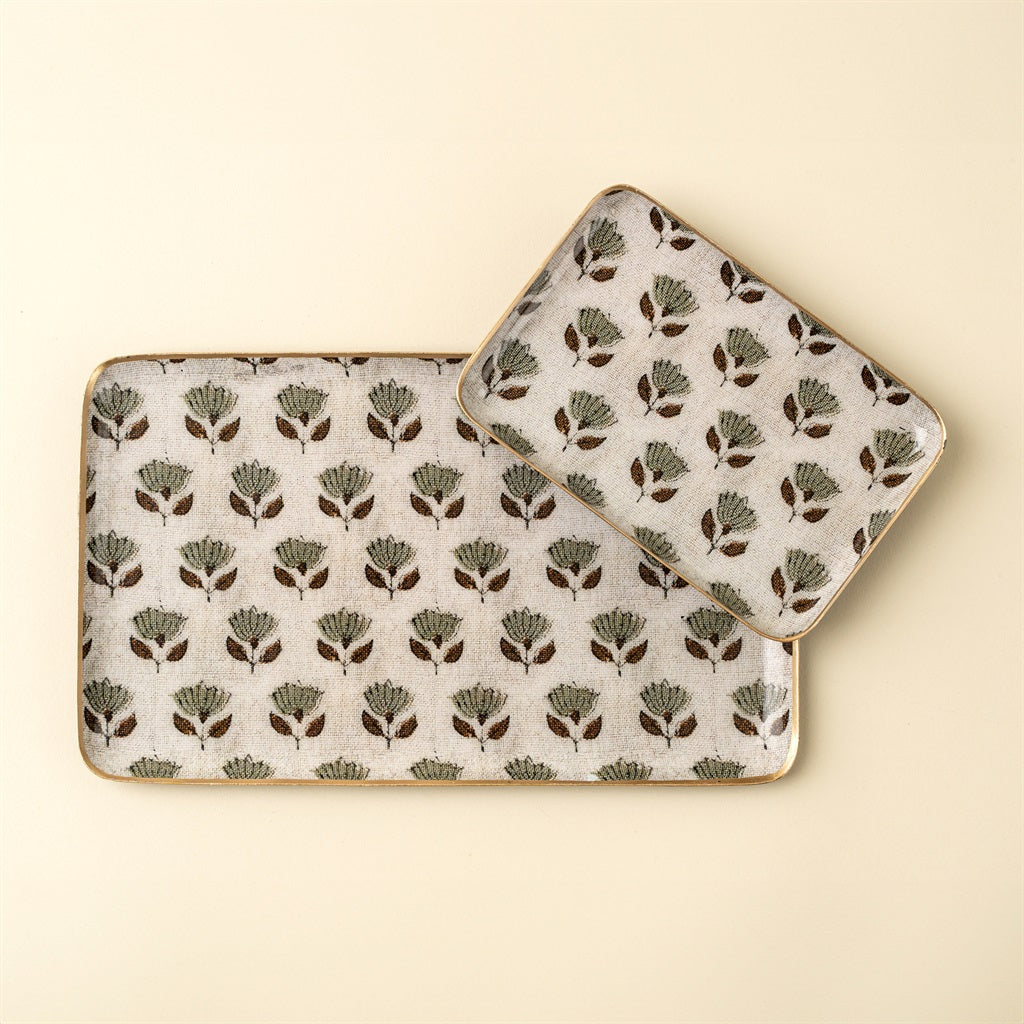 Monisha Enameled Tray, Small