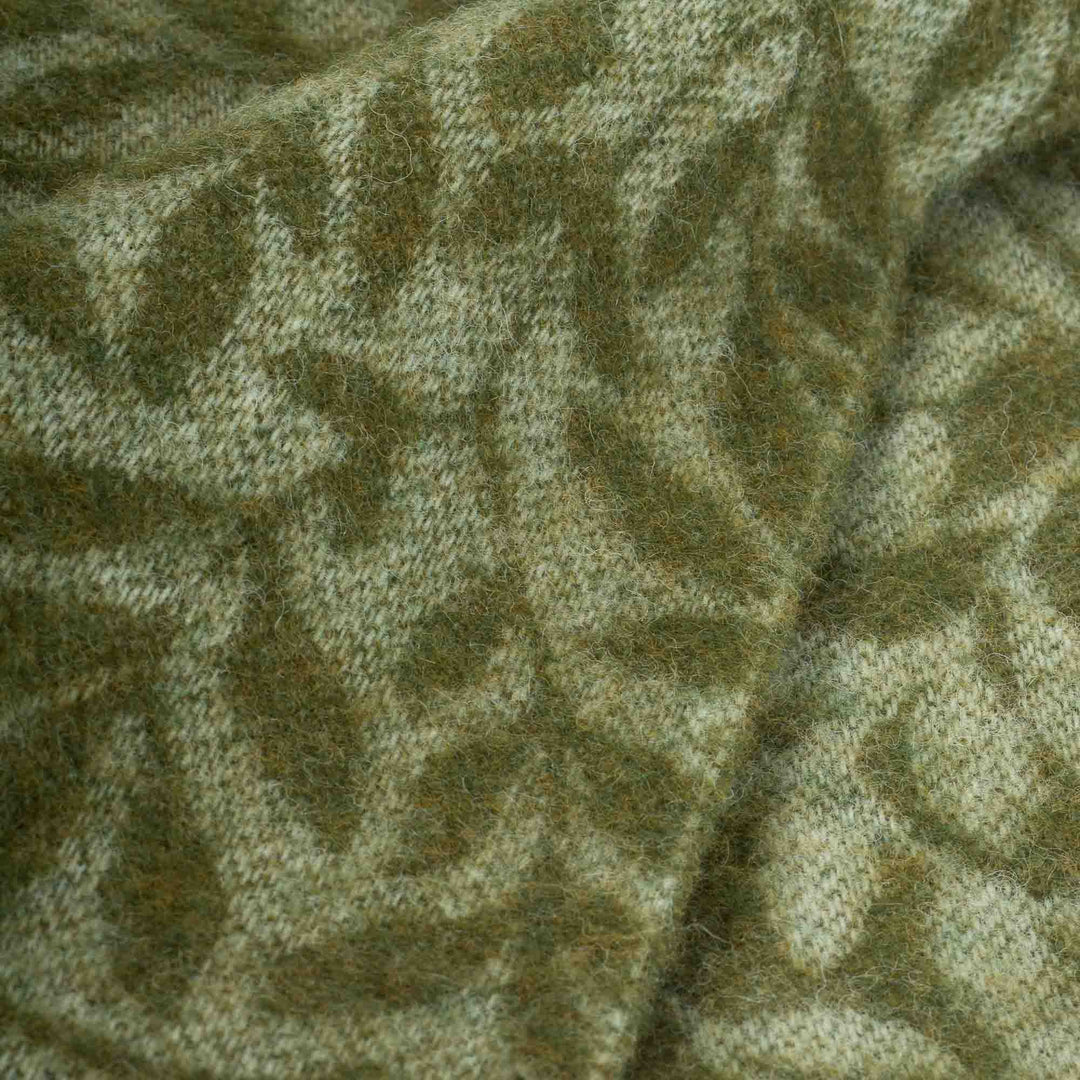 Ramoncello Wool Throw, Verde