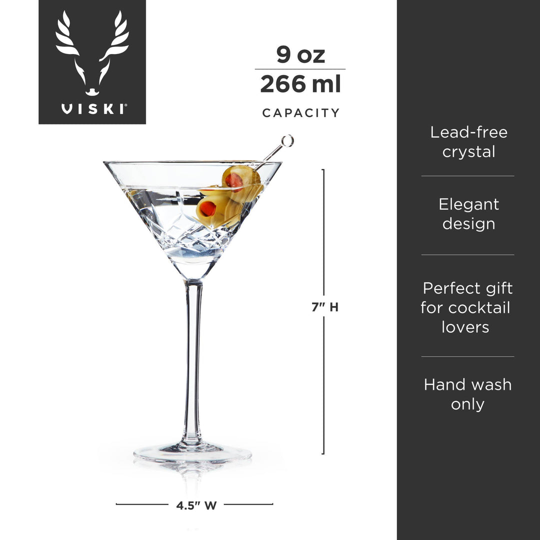 Admiral Martini Glasses - Set of 2