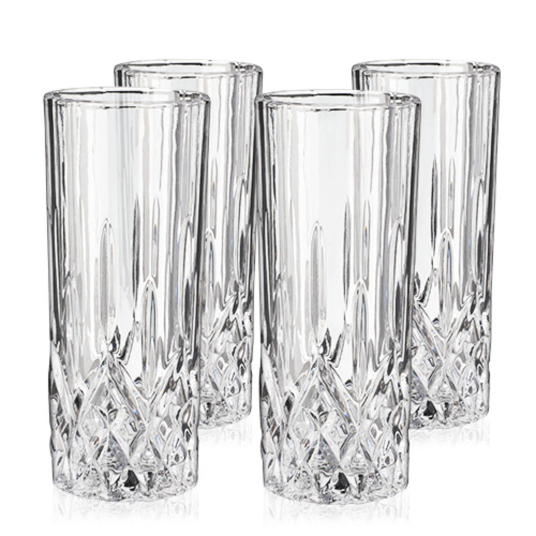 Admiral Crystal Highball Glasses - Set of 4