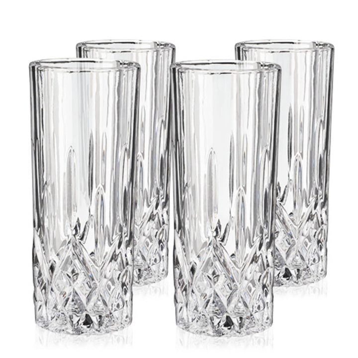 Admiral Crystal Highball Glasses - Set of 4
