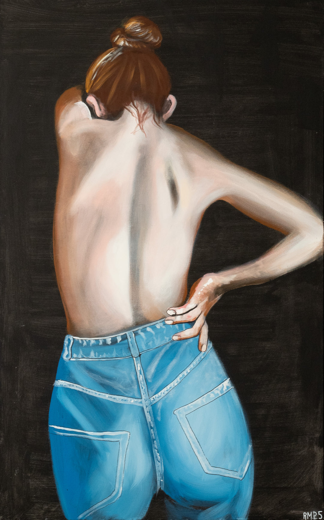 Mom | Acrylic Painting on Canvas by Robert Moore