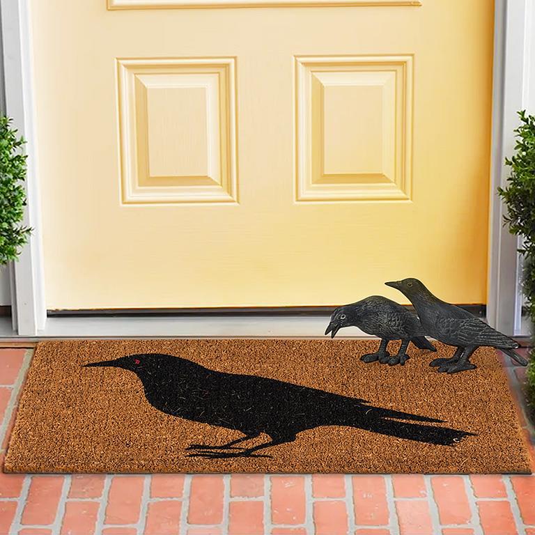 Standing Crow Doormat by Abbott