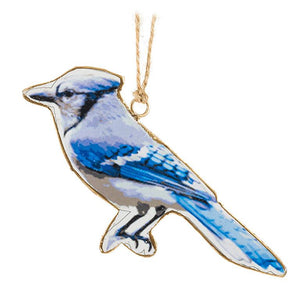 Standing Blue Jay Ornament