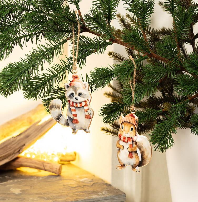 Winter Squirrel Ornament