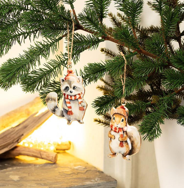 Winter Squirrel Ornament