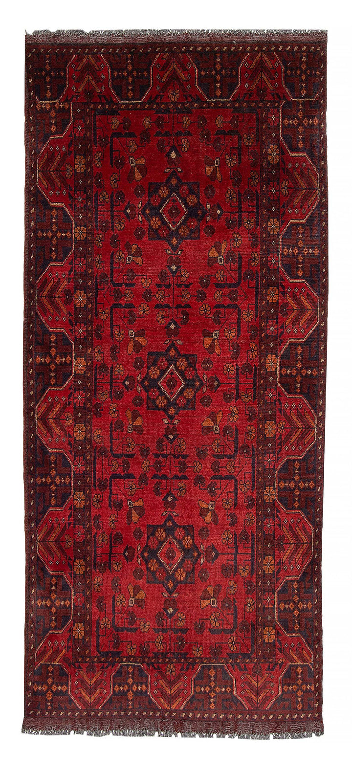 The Harbour Passage Rug - Afghan Wool Runner 2'9" X 6'3" | Tuck Rugs