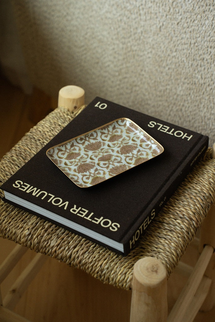 Loti Enameled Tray, Small