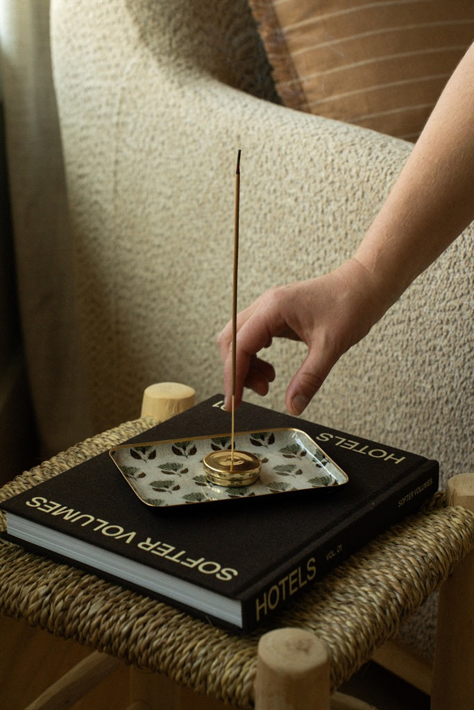 Monisha Enameled Tray, Small