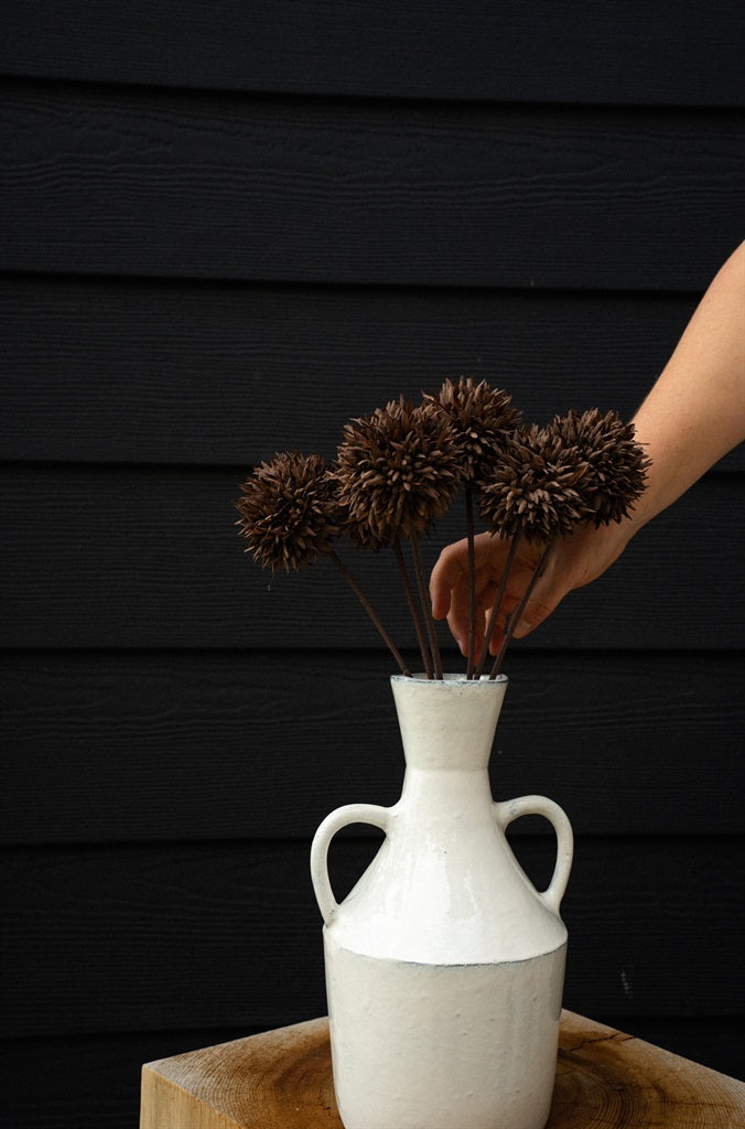 Dahlia Real Touch Stem, Russet