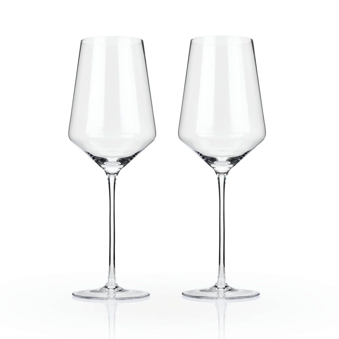 Raye Crystal Bordeaux Glasses - Set of 2