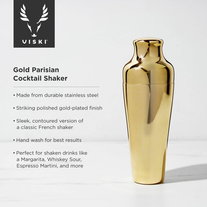 Belmont Gold Cocktail Shaker