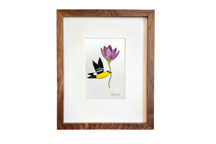 Goldfinch 12 | Inks on Paper by Colin Smith