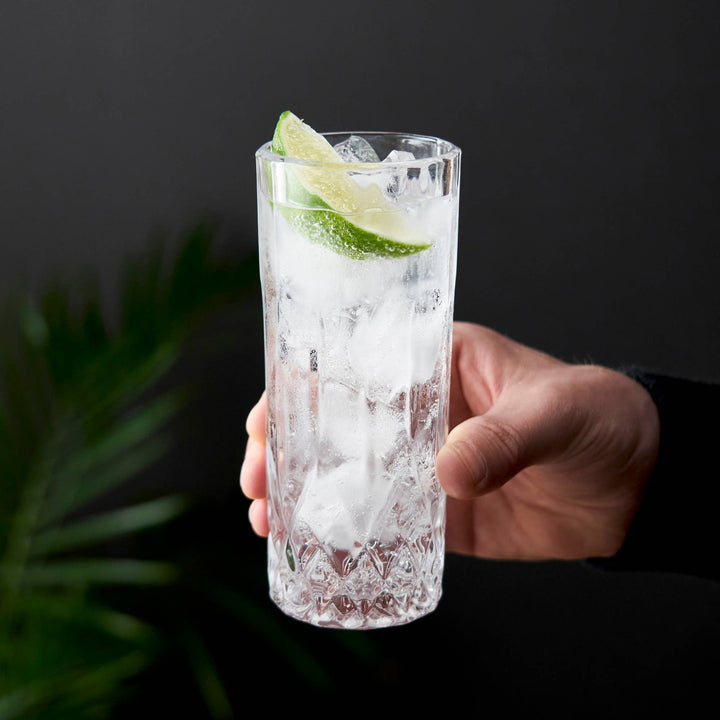 Admiral Crystal Highball Glasses - Set of 4