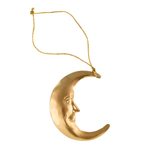 Brass Moon Milagro Ornament