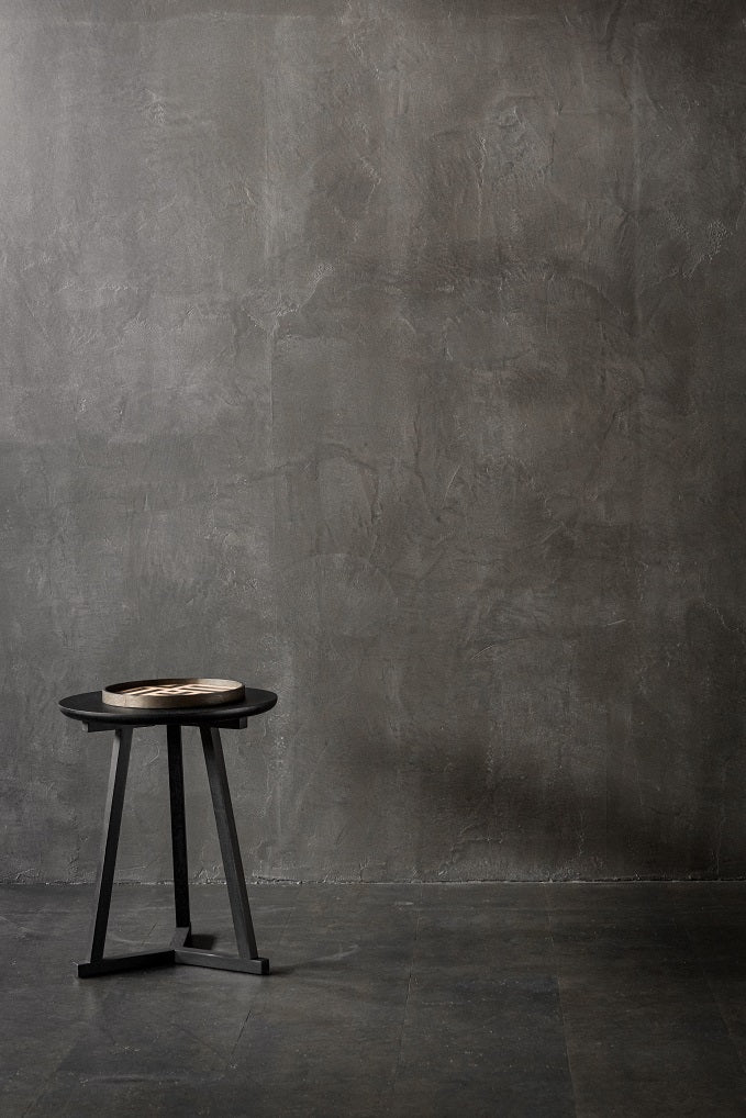 Tripod Side Table, Black Oak *IN STOCK