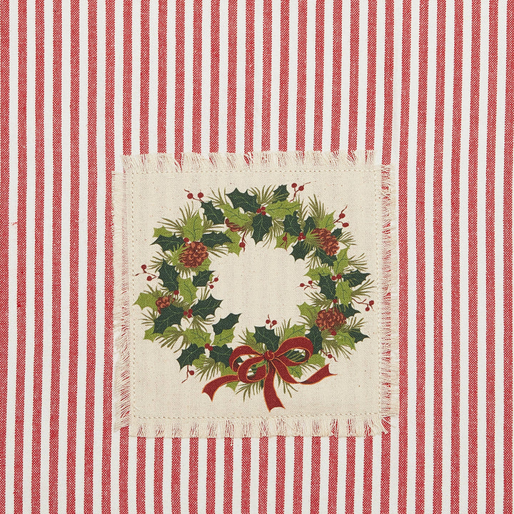 Holiday Wreath Kitchen Towel
