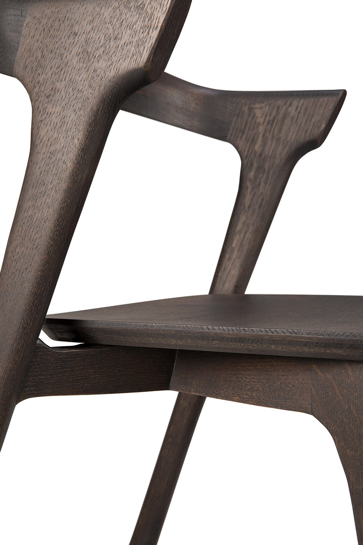 Bok Dining Chair in Brown Varnished Oak