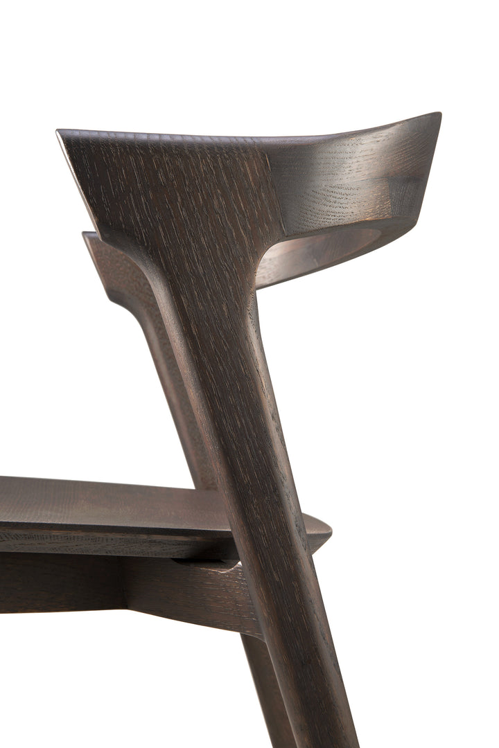 Bok Dining Chair in Brown Varnished Oak