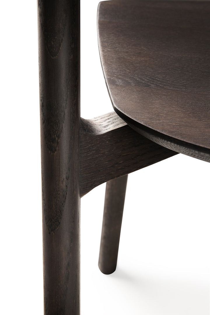 Bok Dining Chair in Brown Varnished Oak