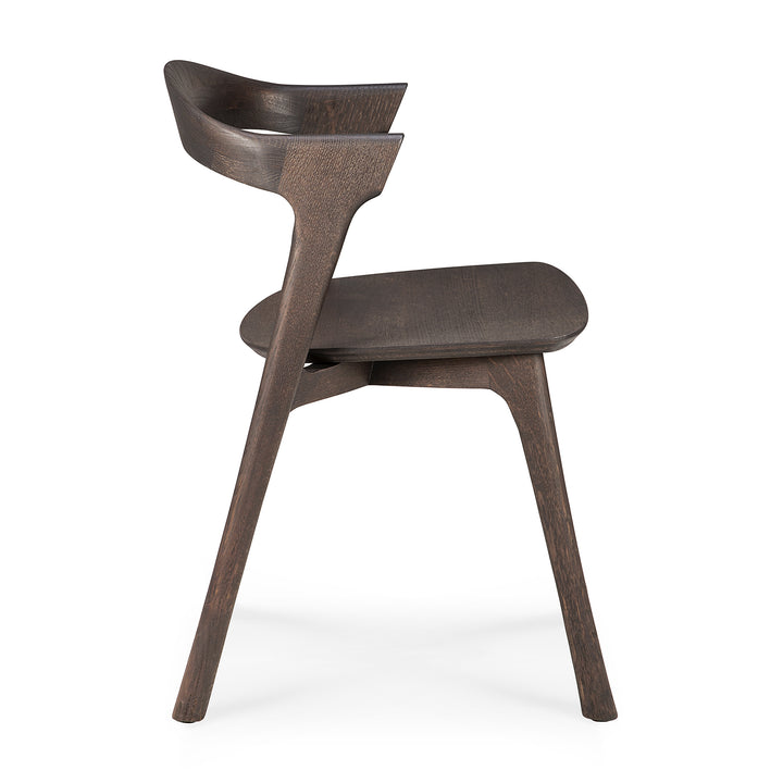 Bok Dining Chair in Brown Varnished Oak