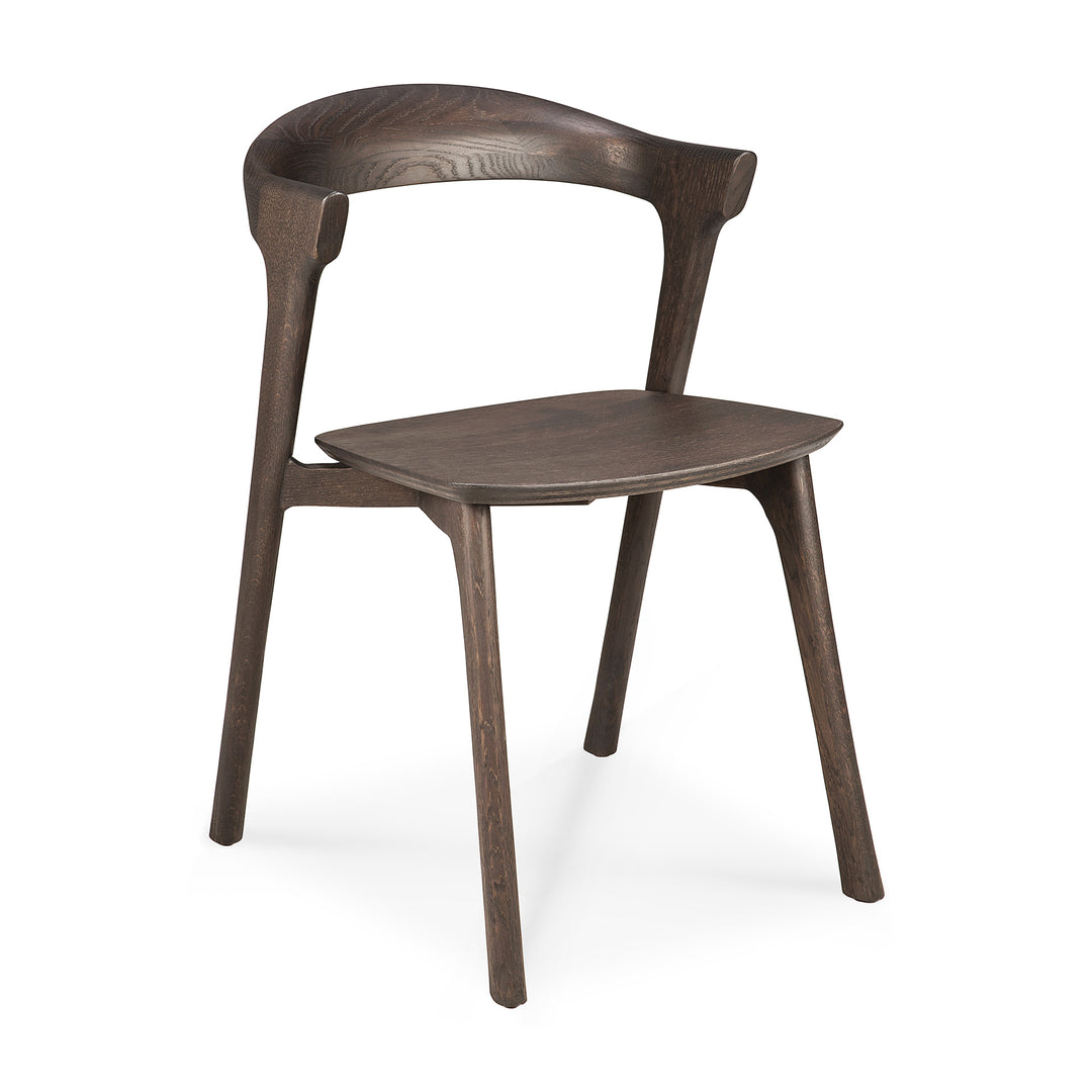 Bok Dining Chair in Brown Varnished Oak
