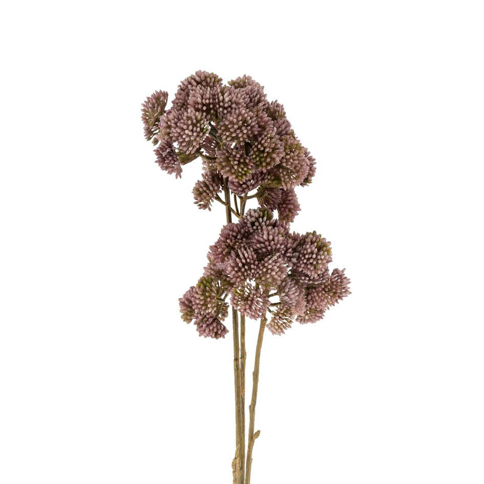 Pom Pom Floral Stem, Mauve