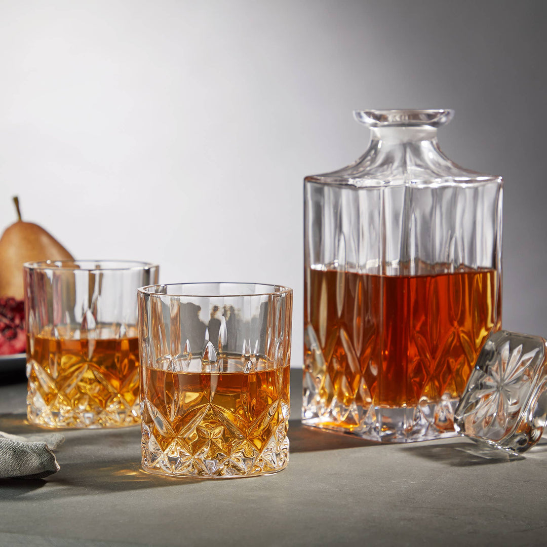 Admiral Crystal Whiskey Decanter Set