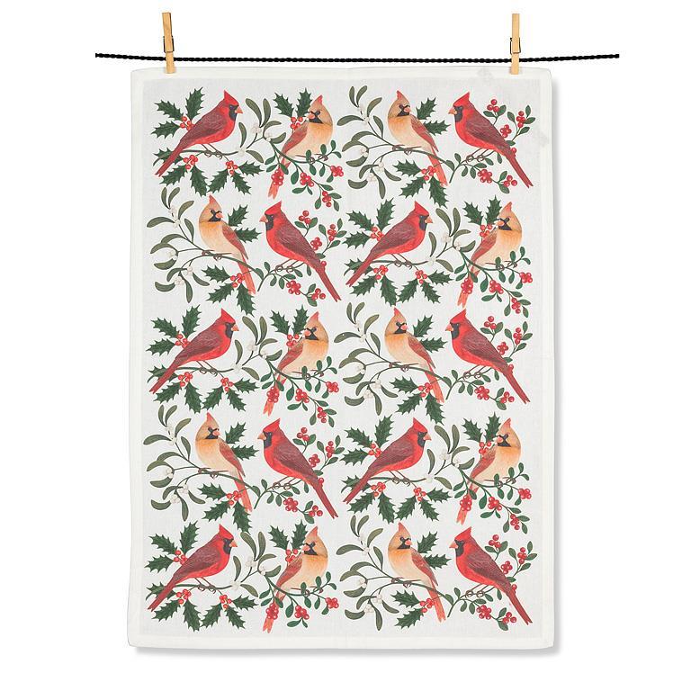 Cardinal Pairs Kitchen Towel