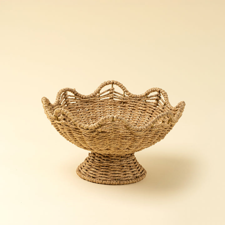 Cleo Scalloped Basket