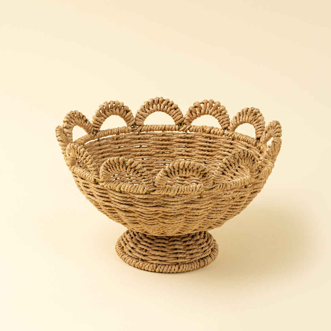 Maya Scalloped Basket