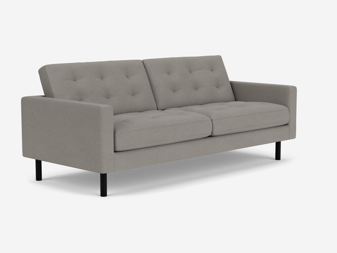 Joan Sofa in Panama Grey Fabric