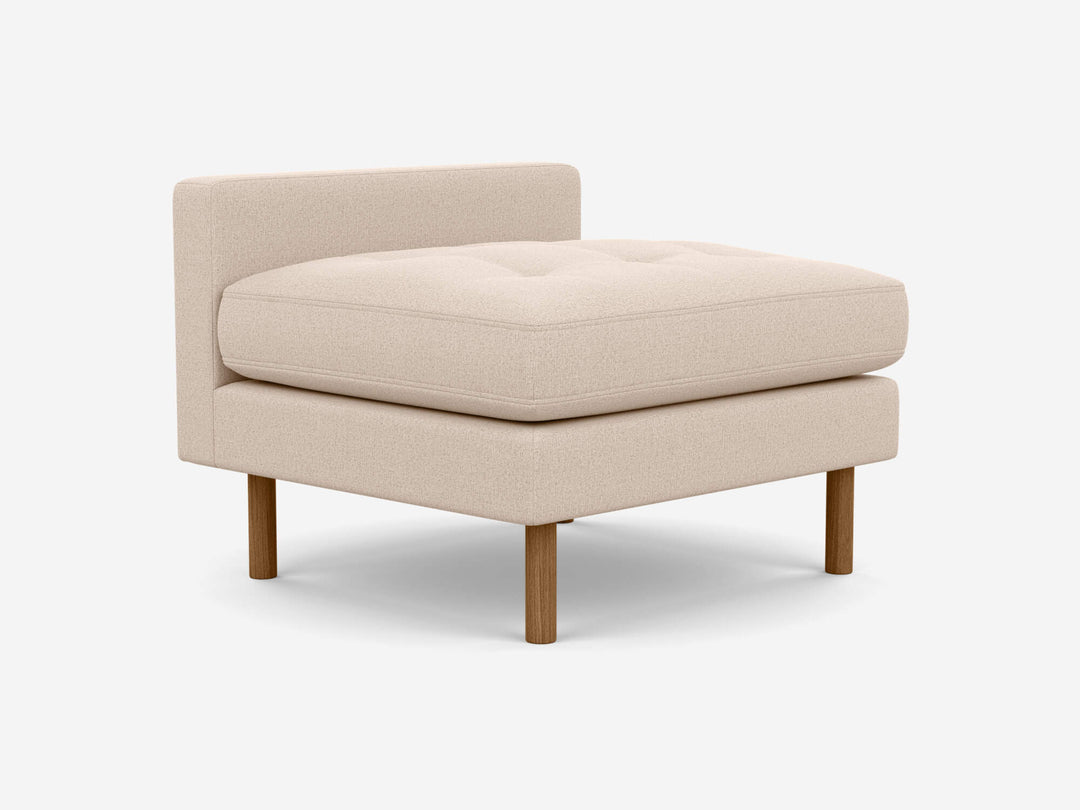 Joan Extended Seat in Panama Natural Fabric