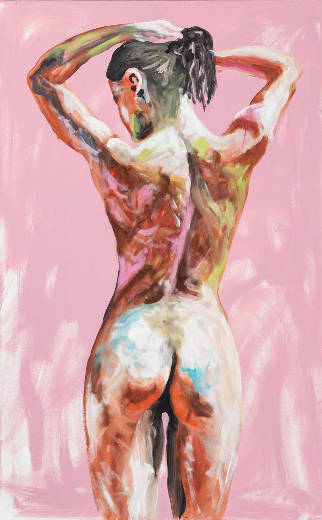 It was me all along | Acrylic Painting on Canvas by Robert Moore