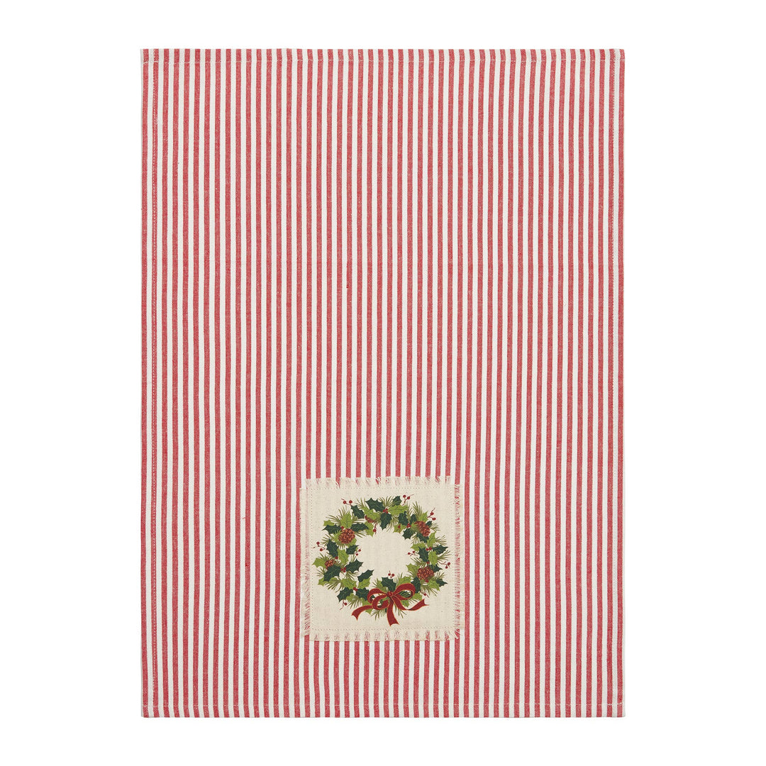 Holiday Wreath Kitchen Towel
