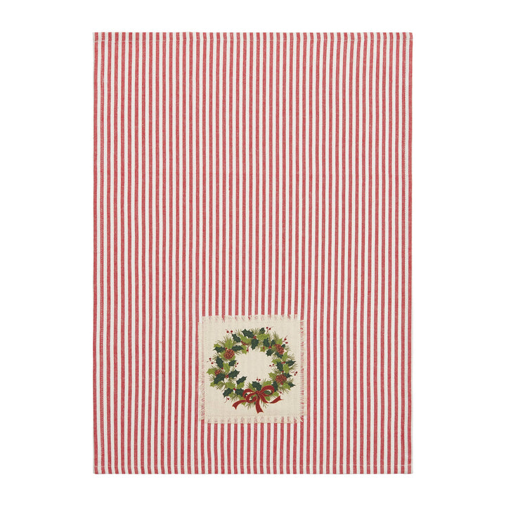 Holiday Wreath Kitchen Towel