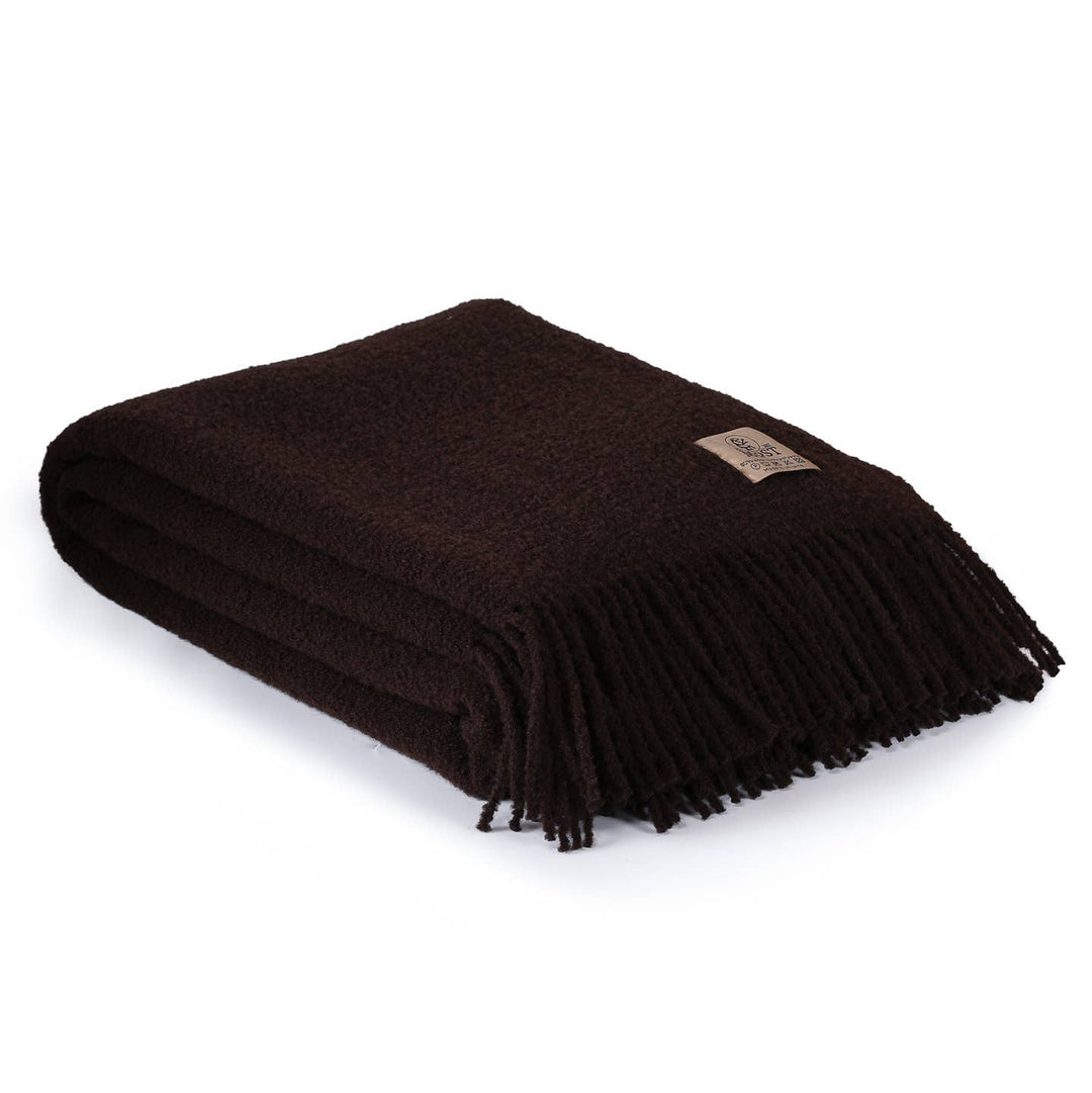 Paris Wool Throw, Brown