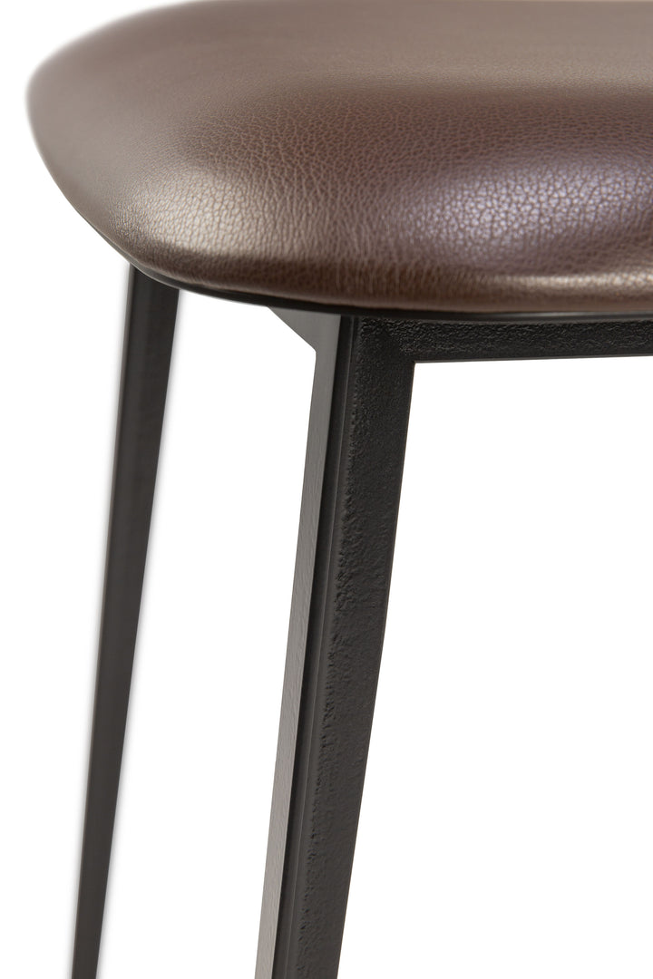 Dc Dining Chair With Chocolate Leather