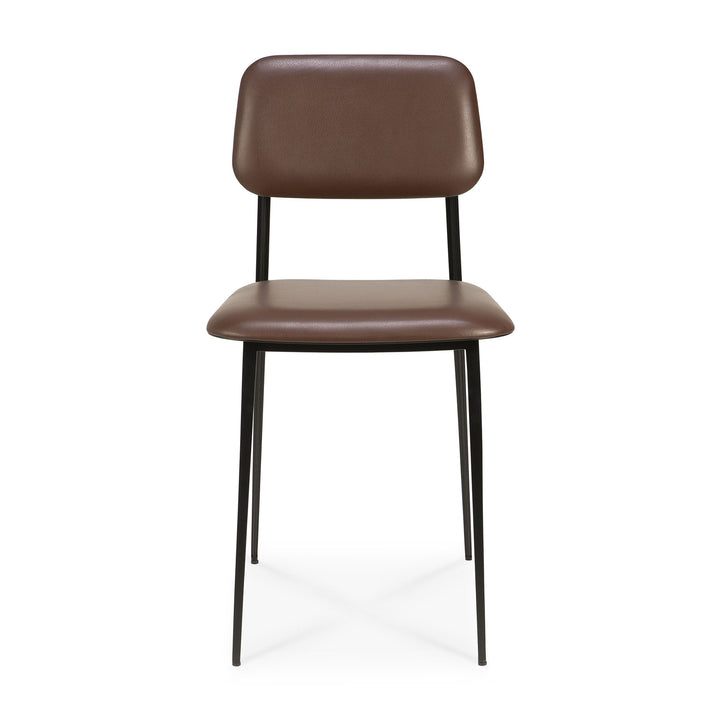 Dc Dining Chair With Chocolate Leather